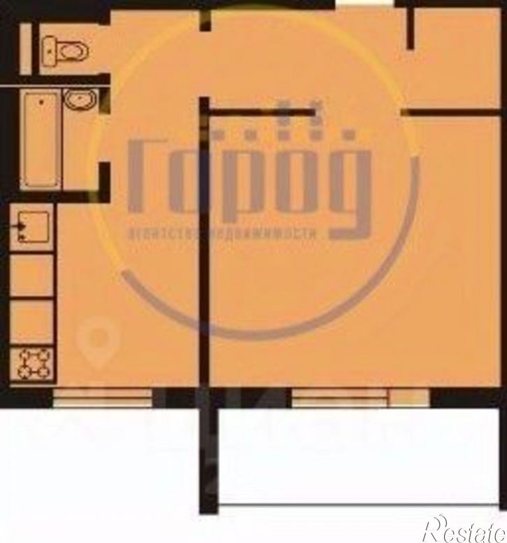 1-комн квартира улица Кожевникова, 49А,  д. 49А