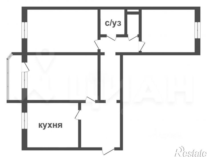 3-комн квартира проспект Славы, 32Б,  д. 32Б