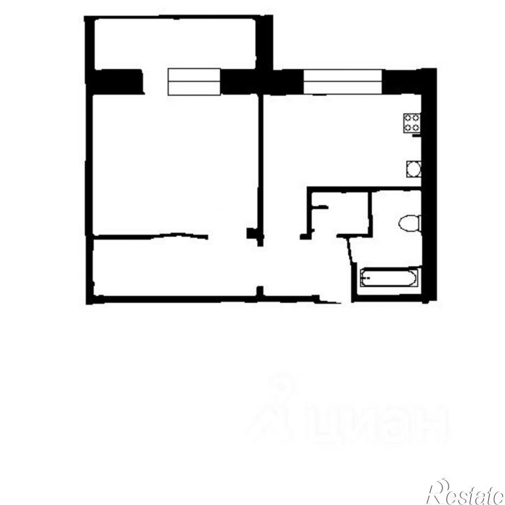 2-комн квартира пр-кт Славы, 32,  д. 32
