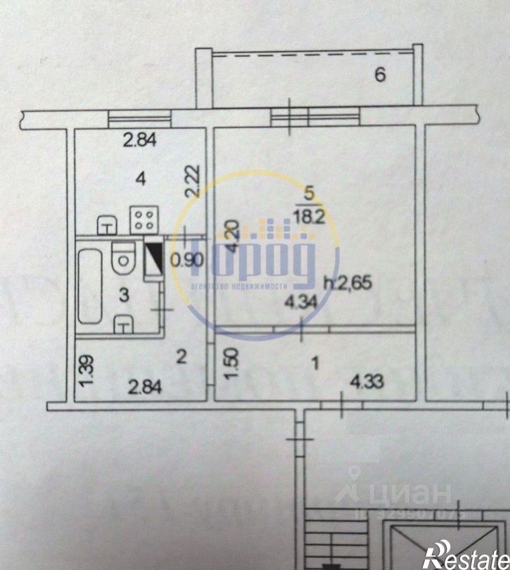 2-комн квартира улица Короленко, 12,  д. 12