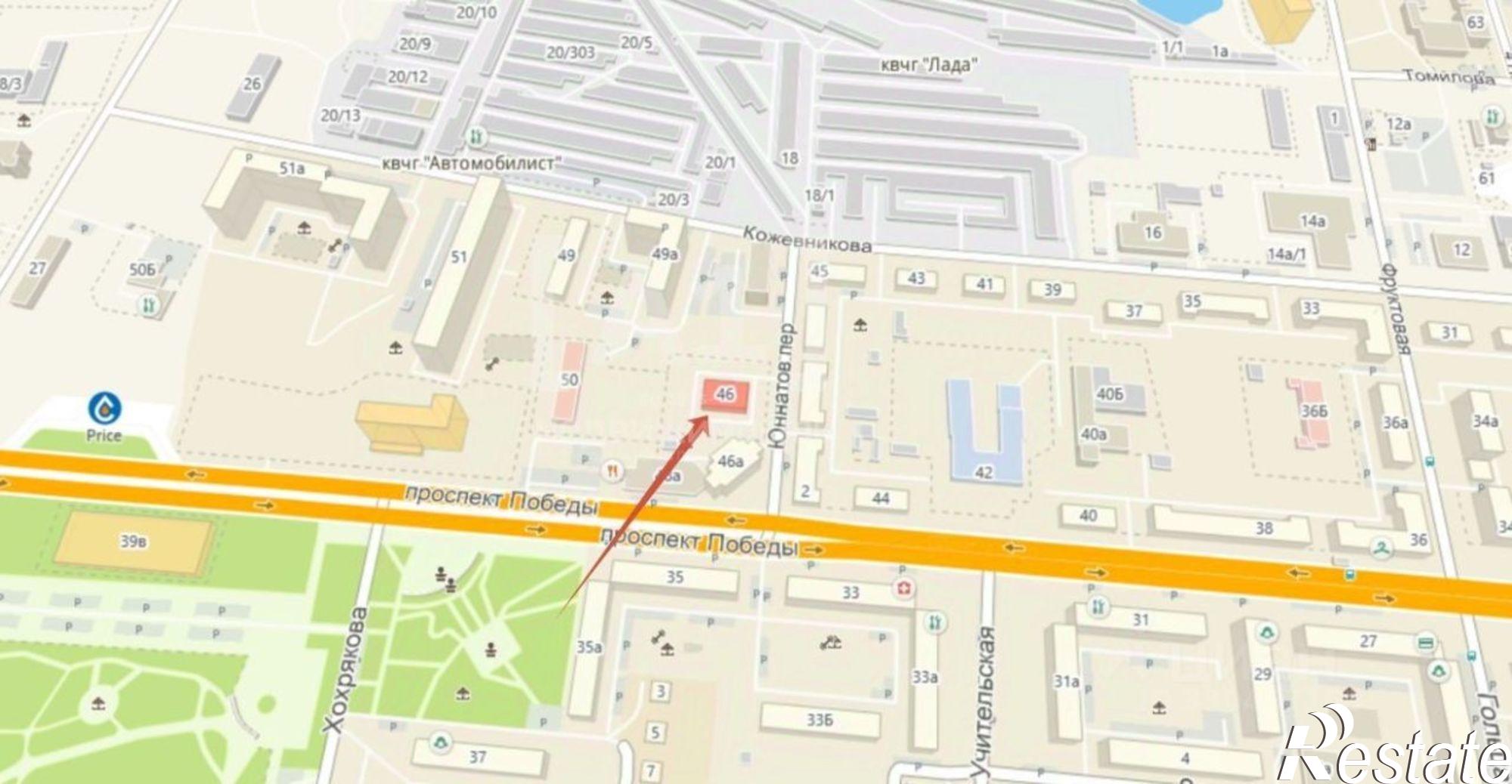 Сдать офис, помещение под офис за 283 500 рублей на проспект Победы, 46