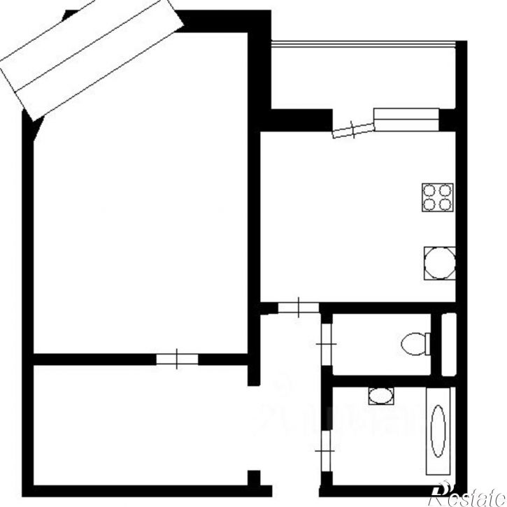 1-комн квартира пр-кт Славы, 32Б,  д. 32Б