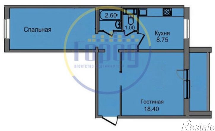 2-комн квартира Коммунистический проспект, 3А,  д. 3А