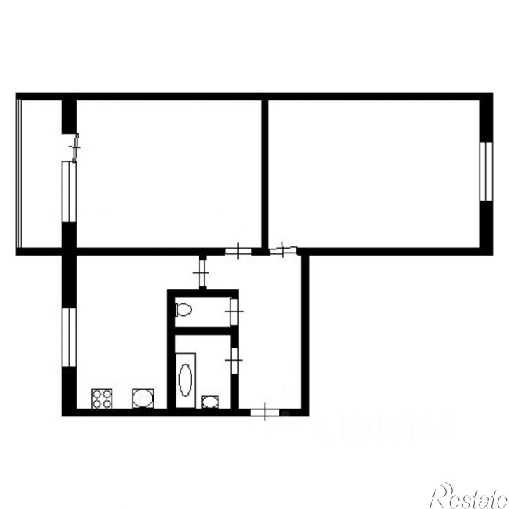 2-комн квартира проспект Победы, 19А,  д. 19А