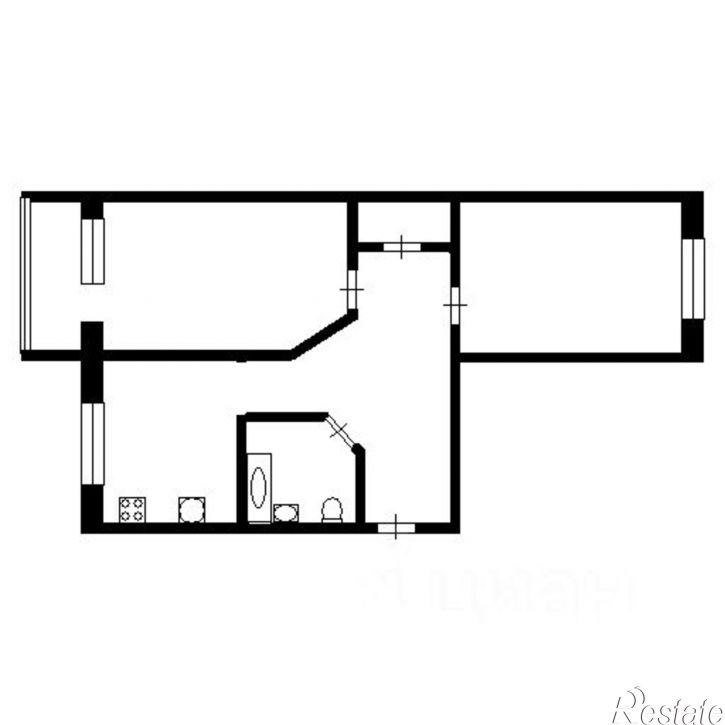 2-комн квартира ул Короленко, 4В,  д. 4В