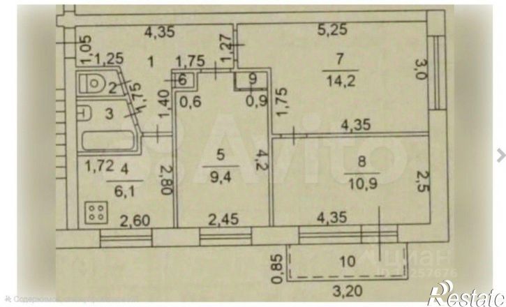 3-комн квартира ул Гастелло, 25А,  д. 25А