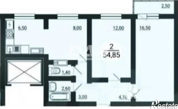 2-комн квартира ул Короленко, 4В,  д. 4В