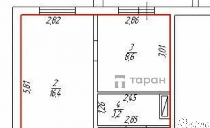 1-комн квартира пр-кт Славы, 26,  д. 26