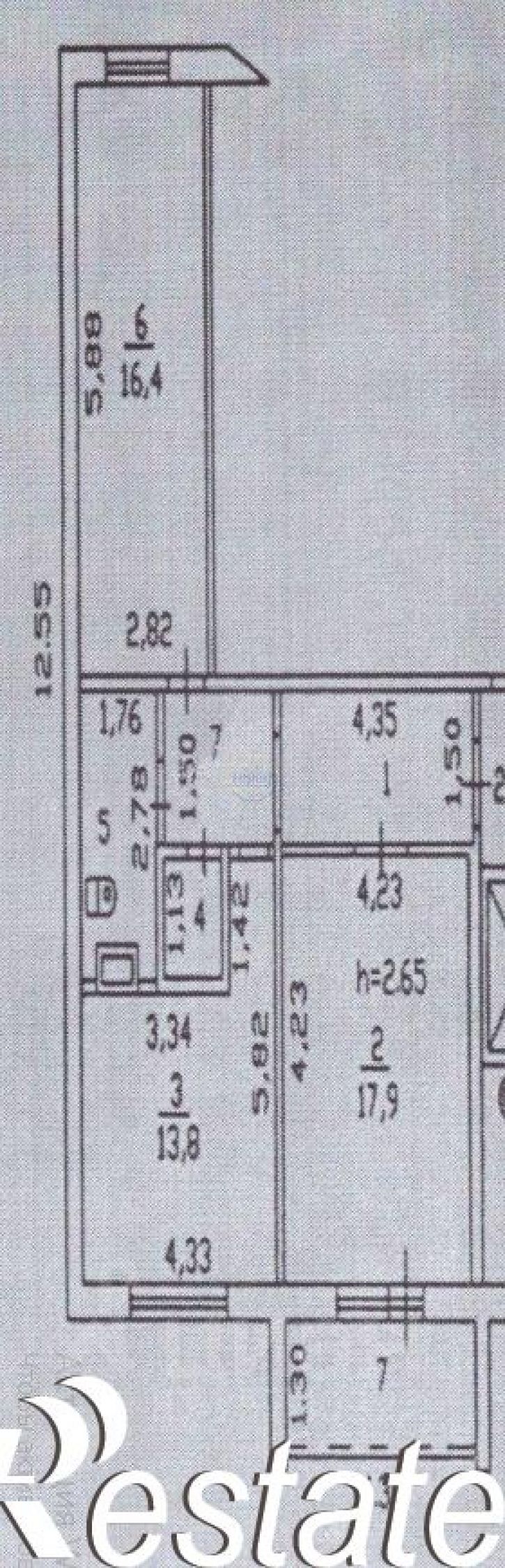 2-комн квартира улица Жданова, 25А,  д. 25А