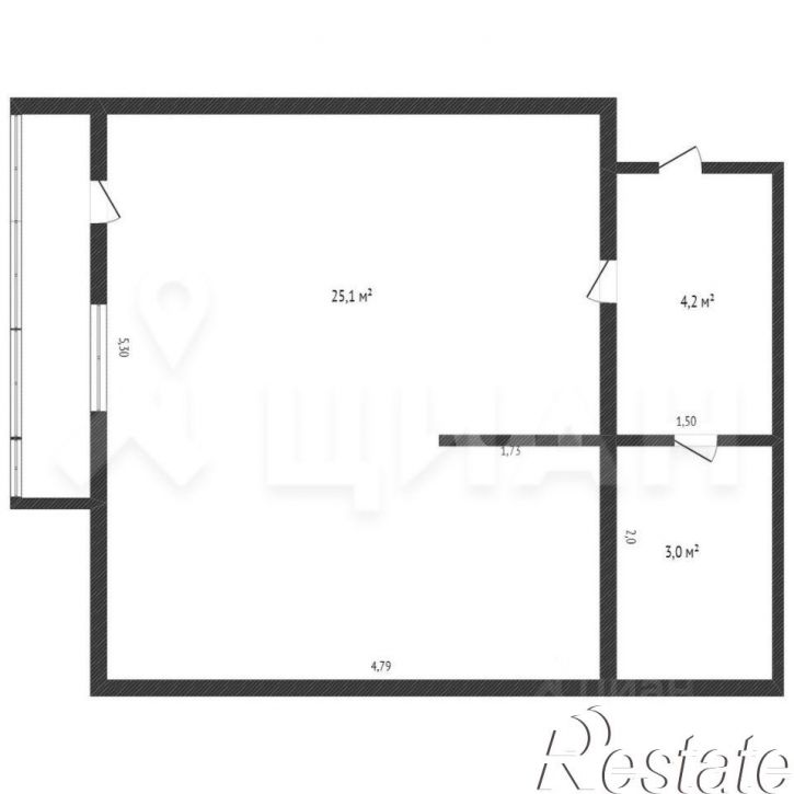1-комн квартира Коммунистический проспект, 27А,  д. 27А